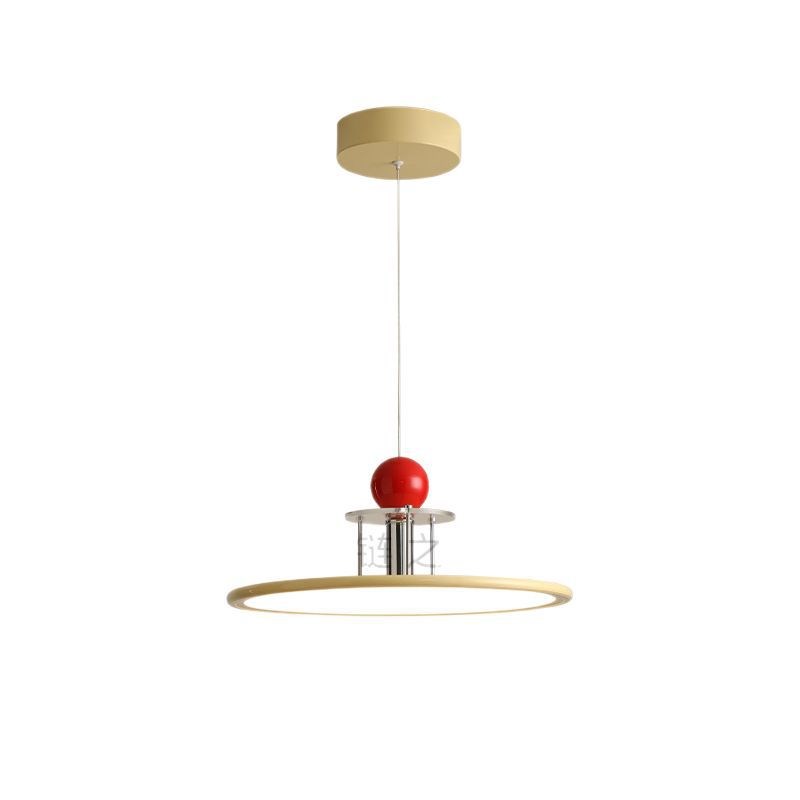 全光谱简约卧室现代简约w奶油风书房漫游飞碟多彩吊灯吸顶灯