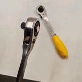 12.5大头快速扳手棘轮24齿耐用快板侧边开关套筒双向大飞汽修1