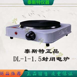 泰斯特 DL-1-15台式封闭电炉 实验室无明火炉子单联1500W实验炉