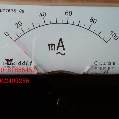 交流毫安电流表44L1-100MA 200MA 300MA 500MA 44L1-MA