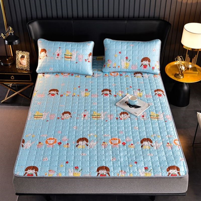 四季通用可机洗薄床垫防滑保护垫单人学生宿舍Q双人家用榻榻米地