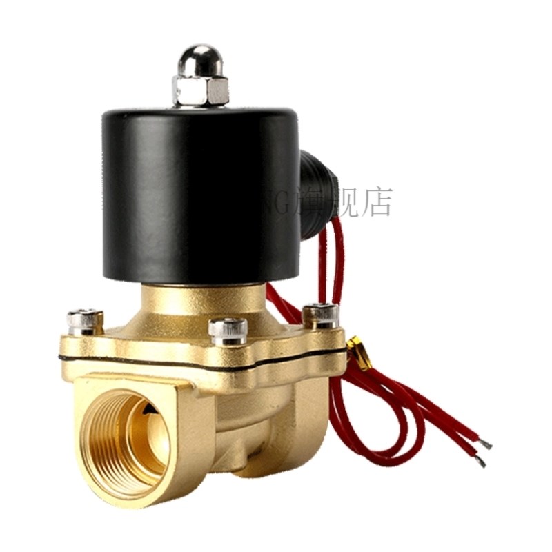 不发热常闭220v电磁电阀水阀开关阀水电子阀进水气阀124V2Z4分1寸