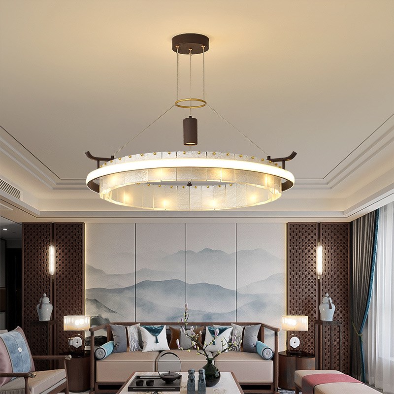 新中式吊灯客厅灯k餐厅中国风现代简约大气中国风禅意中式茶室灯