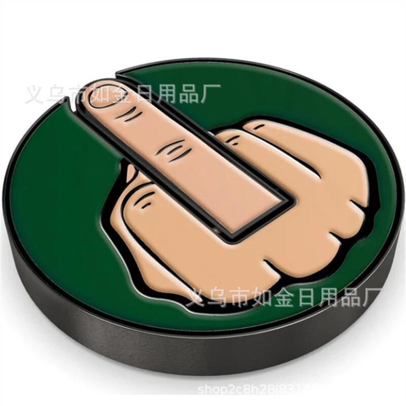 Funny Middle Finger Golf Ball Marker有趣的中指高尔夫球记号笔