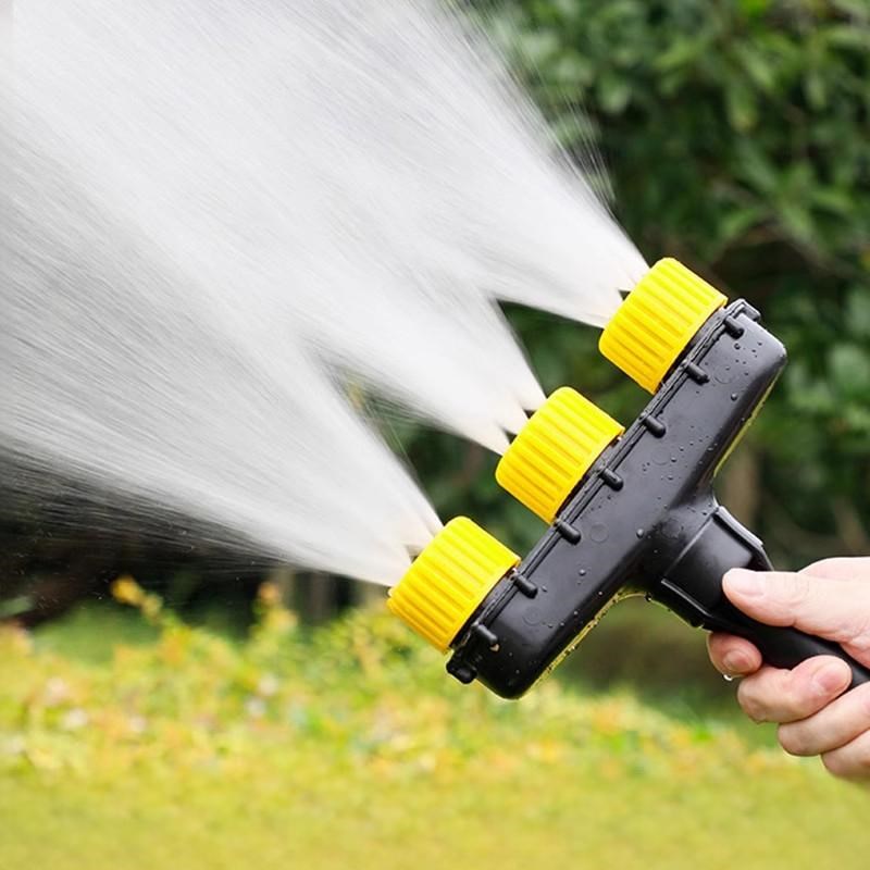 农用多头浇花雾化喷头洒水神器水管套装浇菜园林大棚育苗灌溉水泵