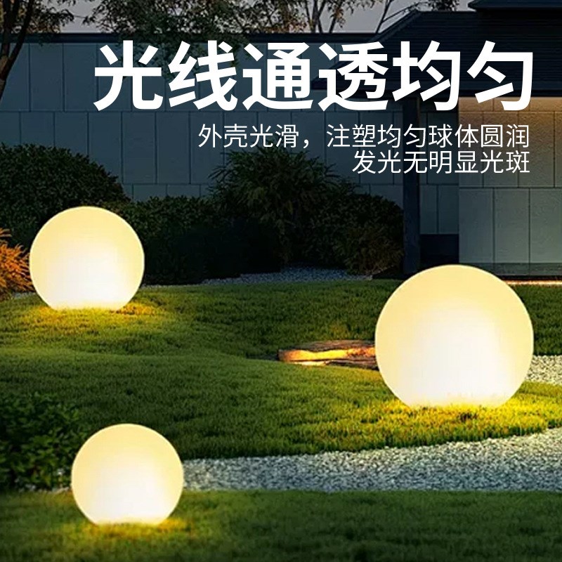接电款圆球柱头灯户外老家别墅院子围墙L灯庭院灯大门柱子院墙灯