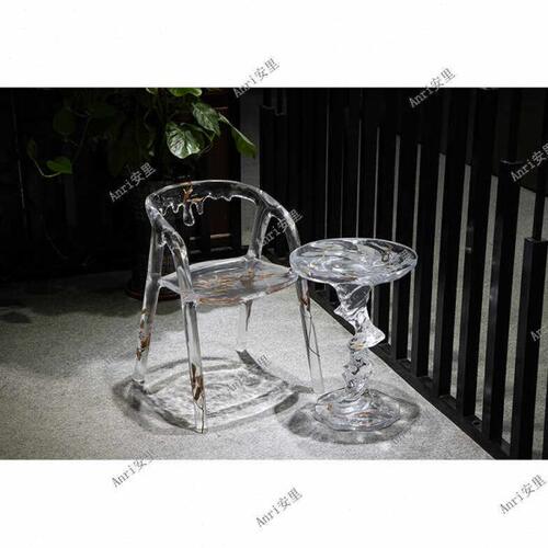 安里环氧树脂工艺品雕塑透明水晶摆件铂晶桌子雕塑艺术品可定制