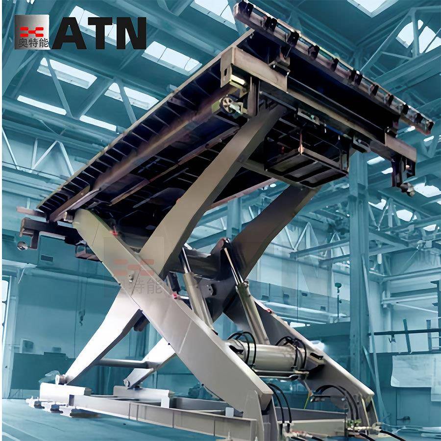 喷漆房无轨电动平车防爆重载电动地平车可任意升降搬运车