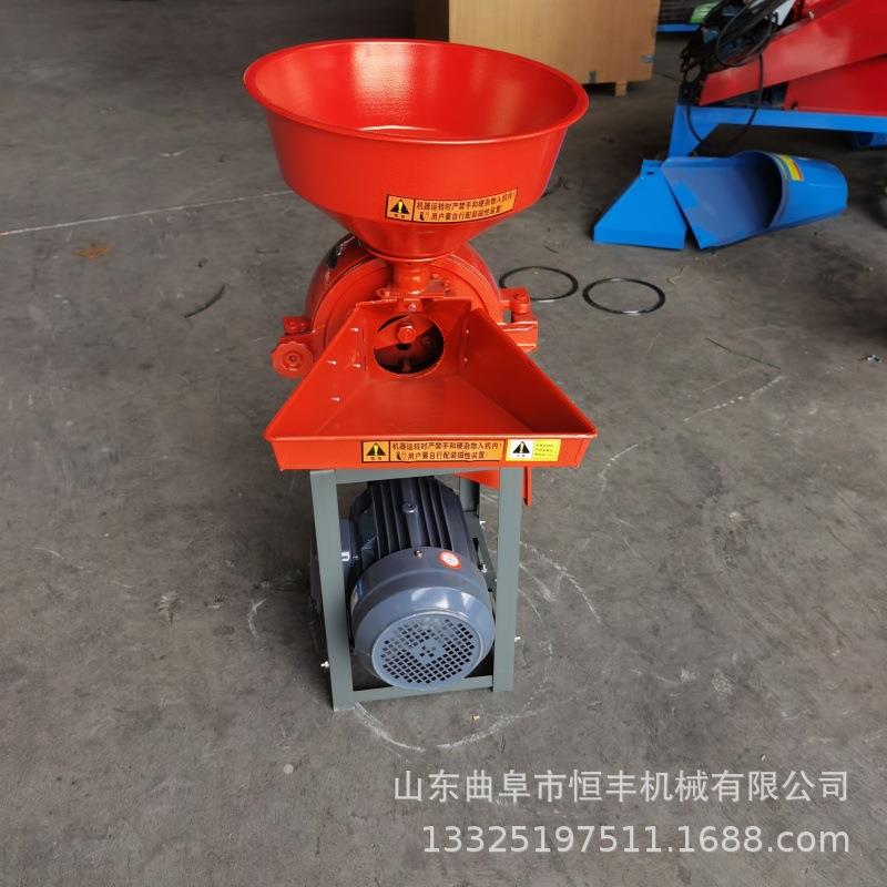 淀粉鱼虾贝壳海藻类研磨机陶土花肥磨粉机自吸式玉米稻壳粉碎机