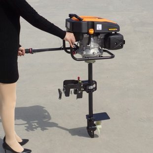 水王星船挂机 自产自销汽油挂桨机 小型渔船推进器船尾机节能挂桨