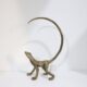 玄关书房客厅橱窗样板房装 现轻奢欧式 金色树脂蜥蜴动物摆件 饰