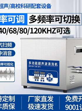 双频68K/80K/120K超声波清洗机实验室用高频大学T科研实验振荡设
