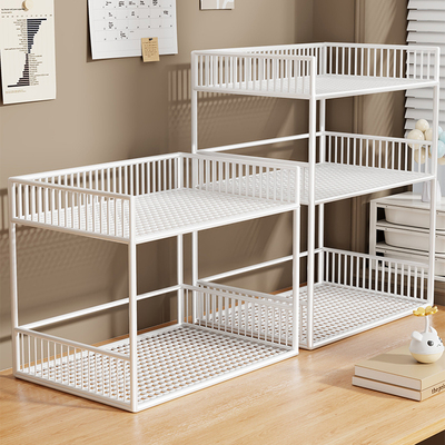 桌上书架桌面置物架宿舍书桌多层收纳架I餐桌小层架办公桌上分层