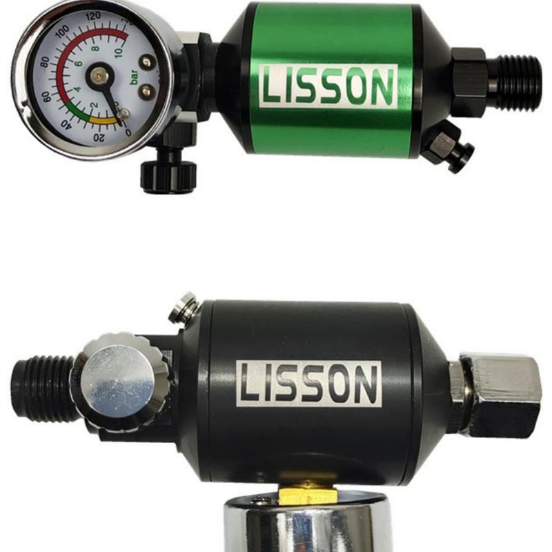 快捷气动喷枪调压表油水分离器油漆喷枪调O节阀喷枪油水过滤器