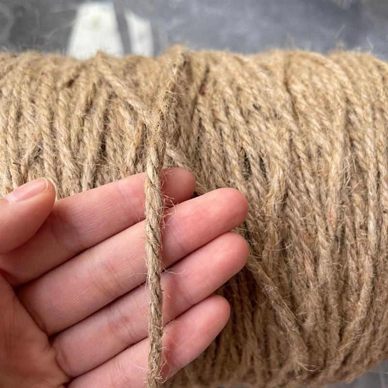 三股麻绳打捆机绳牧草绳玉米秸秆打捆麻绳甘M蔗捆绑耐磨耐用捆扎