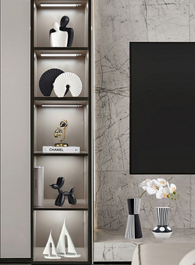 现代轻奢高档酒柜电视柜客厅装饰B摆件家居玄关办公室乔迁新居礼