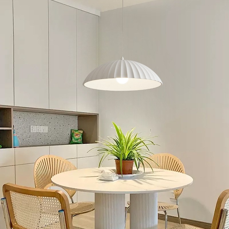 现代简约奶油风餐厅吊灯2024新款高级感灯具卧室床头X灯法式吊线