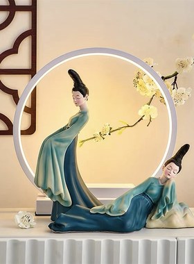 SEJU只此青绿摆件装饰s品文创电视柜屏风高端新中式国古风乔迁礼