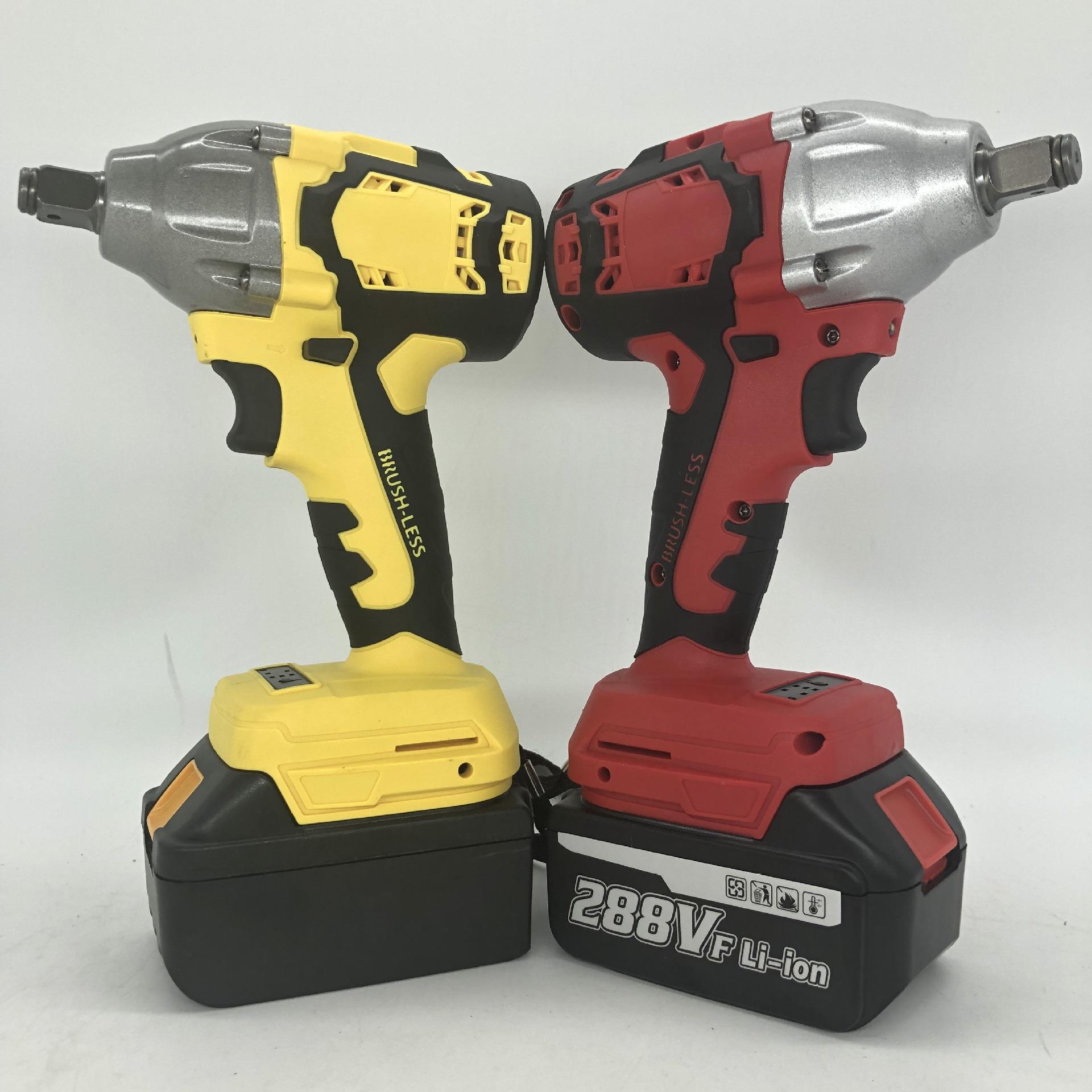 充电扳手无刷锂电电动扳手冲击扳手汽修架子工木工扳手风炮大扭力