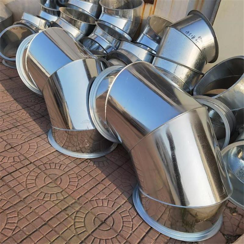 90度弯头钢管dn300白铁皮管道连接口环保设备拐弯连接件90度弯头