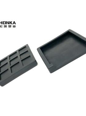 100x100 缺口 三面方形脚垫 保护垫 脚套 防滑脚垫 健身器材配件