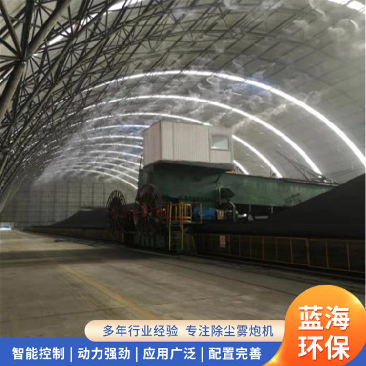 工地围挡喷淋系统厂房车间料仓除尘降温设备雾桩喷雾高压造雾机