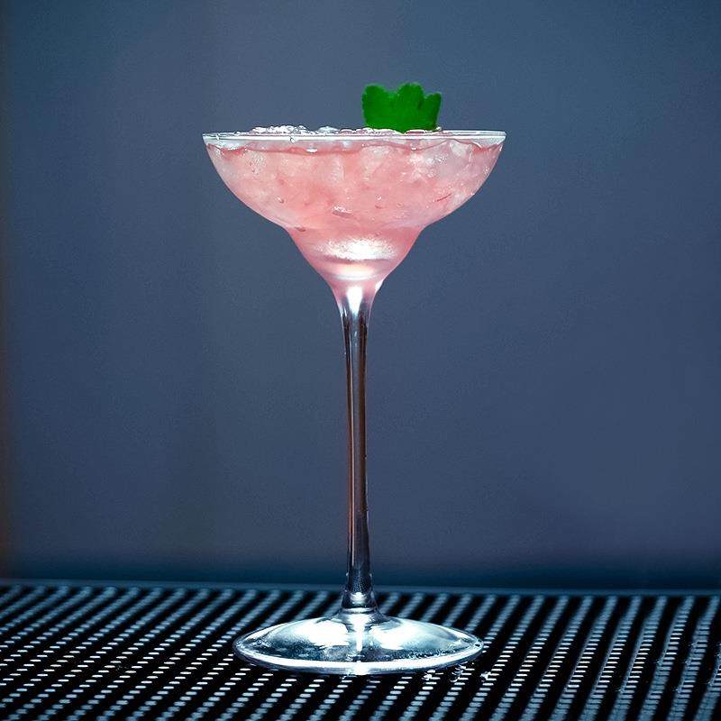 豪斯凡日式家用水晶高脚碟形香槟酒杯玛格丽特鸡尾玻璃杯北欧风