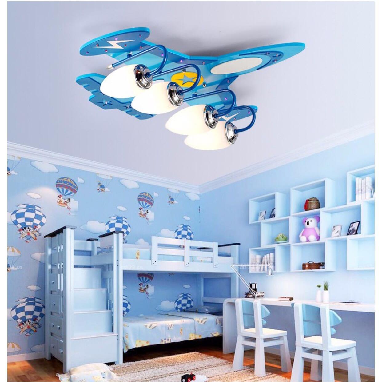 飞机吸顶灯 卡通灯儿童灯飞机灯 男孩卧室灯幼儿园灯游乐园灯