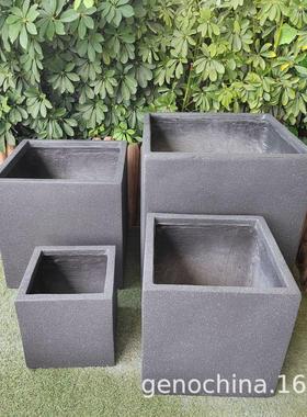 套四方形大花盆可种树公园道路绿化带装饰庭院户外通用款-3
