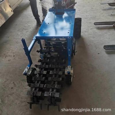 链条开沟机小型挖沟机手扶式开槽机挖坑机 农田排水挖沟机