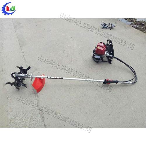 背负式农用小型旋耕割草机 便携式电动松土机 家用草坪打草修剪机