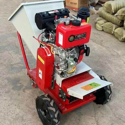 铡草丝机园林柴油机便携式汽油移动秸秆果园树枝家用碎枝机粉碎机