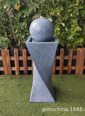 现货速发条型创意流水喷泉园林艺景公园室内户外庭院通用装饰-3