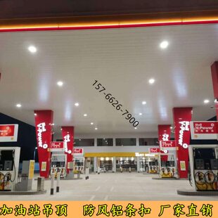厂房吊顶加油站铝条扣户外罩棚长条防风条扣门头氟碳单板幕墙直销