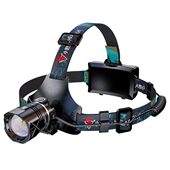 头灯超亮感应远射变焦充电家用户外轻便头灯夜钓灯