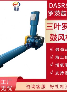三叶罗茨鼓风机DASR100主机水产养殖 污水处理脱硫脱硝罗茨鼓风机