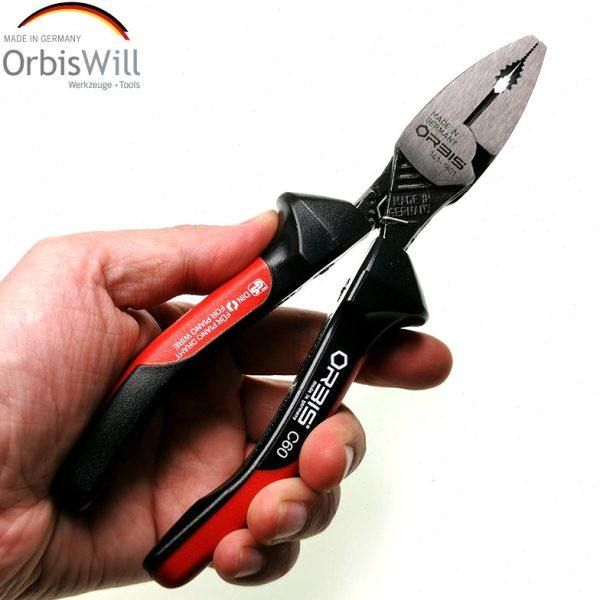 德国ORBIS省力电工剪切带弹簧老虎平口断线钢丝钳 141-1801 180nn,五金/工具,钢丝钳,淘宝优惠券,粉丝福利购,淘宝优惠卷