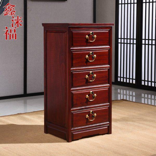 香樟木五斗柜抽屉柜中式全实木卧室红木色收纳储物柜素面光板橱柜,住宅家具,斗柜,淘宝优惠券,粉丝福利购,淘宝优惠卷