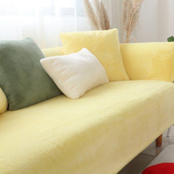 冬季兔毛毛绒沙发垫北欧高档毛毛绒坐垫冬天加厚防滑皮沙发套罩巾,居家布艺,沙发垫,淘宝优惠券,粉丝福利购,淘宝优惠卷