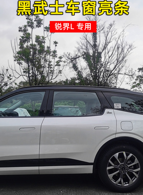 适用于23-26款福特锐界L加装不锈钢下窗亮条车窗饰条升级黑色亮条