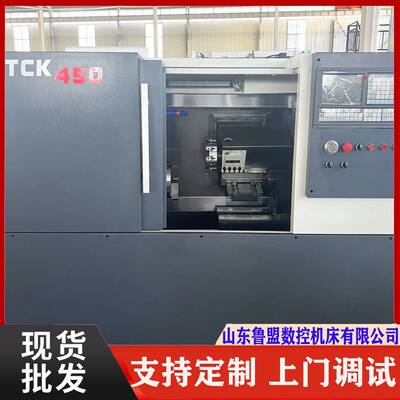 斜车TCK4645度斜轨卧式数控车床TCK550加装动力头
