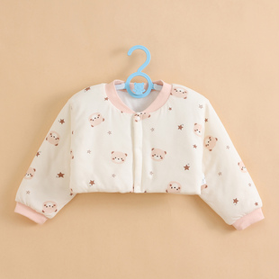 儿童睡觉护肩防冻专用宝宝纯棉胳膊防着凉神器小月龄婴儿披肩坎肩