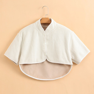 加绒护肩颈椎坎肩睡觉保暖女专用产妇肩膀防着凉防寒喂奶月子披肩