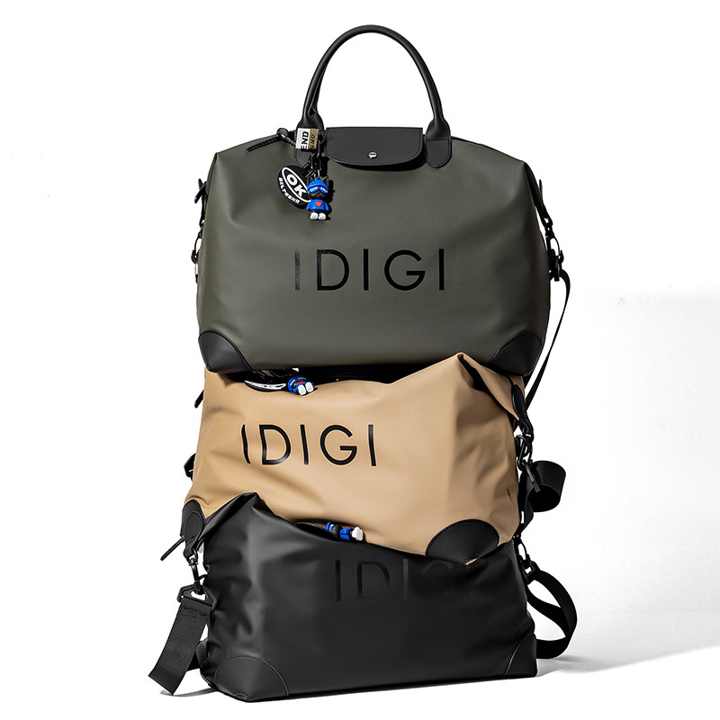 IDIGI2026年新款男女简约旅行包托特包干湿分离单肩旅行包登机包
