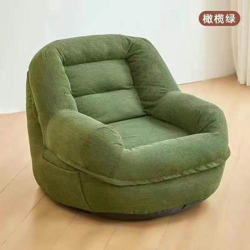 懒人沙发人类狗窝沙发灯芯绒单人沙发客厅卧室阳台休闲儿童沙发