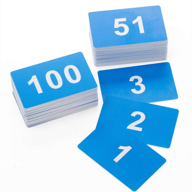 饭店排号卡号码牌数字编号数字卡片桌号桌新款单面号码牌