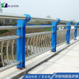 不锈钢桥梁护栏防撞隔离栏复合管天桥河边景观栏杆河道防护栏厂家