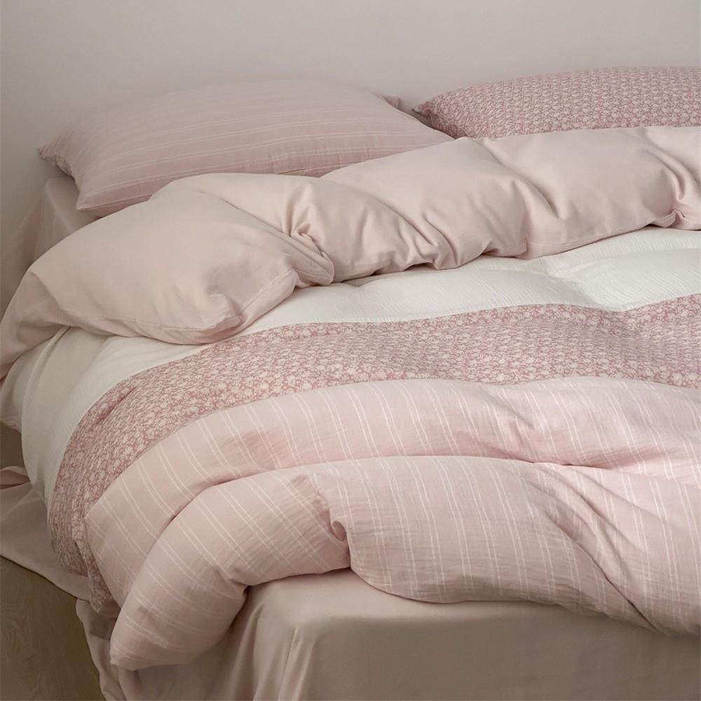 早春新品·森系少女心双层纱四件套简约数码印花被套全棉床上用品,乐器/吉他/钢琴/配件,其它乐器配件,淘宝优惠券,粉丝福利购,淘宝优惠卷