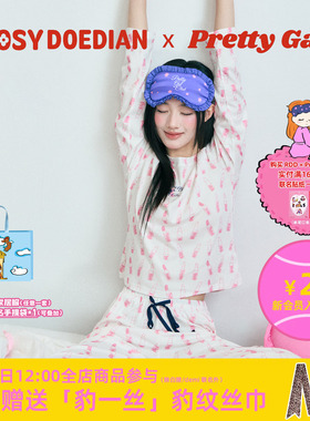 ROSYDOEDIANX Pretty Gal长袖家居服少女圆领可外穿睡衣新款春夏