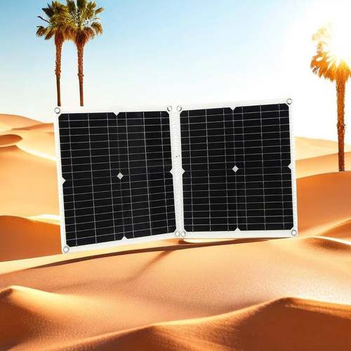 50W太阳能柔性板5V18V24V控制器套装便携式户外太阳能快速充电板